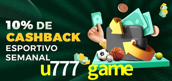 10% de bônus de cashback na u777 game