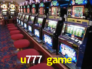 Descubra o Mundo do Cassino Online com u777 game